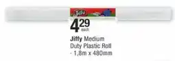 Checkers Hyper Jiffy Medium Duty Plastic Roll offer