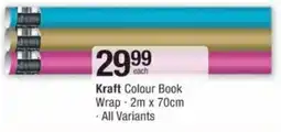 Checkers Hyper Kraft Colour Book Wrap offer