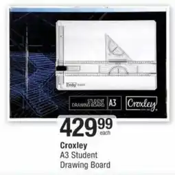 Checkers Hyper Croxley A3 Student Drawing Board offer