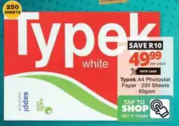 Checkers Hyper Typek A4 Photostat Paper offer