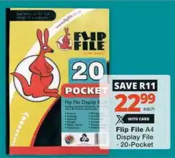 Checkers Hyper Flip File A4 Display File offer