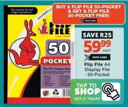 Checkers Hyper Flip File A4 Display File offer