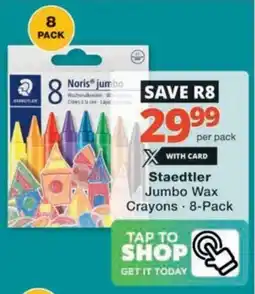 Checkers Hyper Staedtler Jumbo Wax Crayons offer