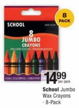 Checkers Hyper School Jumbo Wax Crayons offer
