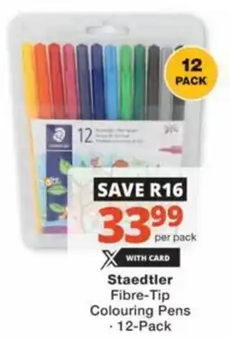 Checkers Hyper Staedtler Fibre-Tip Colouring Pens offer