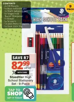 Checkers Hyper Staedtler High School Stationery Set offer