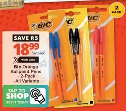 Checkers Hyper Bic Orange Ballpoint Pens offer