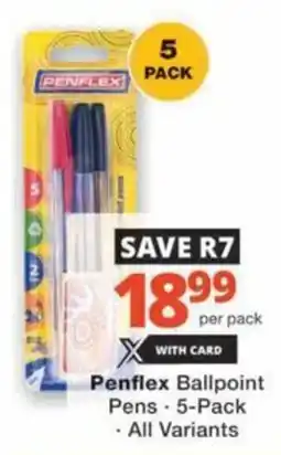 Checkers Hyper Penflex Ballpoint Pens offer