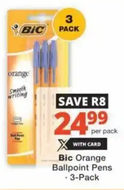 Checkers Hyper Bic Orange Ballpoint Pens offer