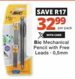 Checkers Hyper Bic Mechanical Pencil with Free Leads offer