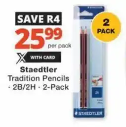 Checkers Hyper Staedtler Tradition Pencils offer