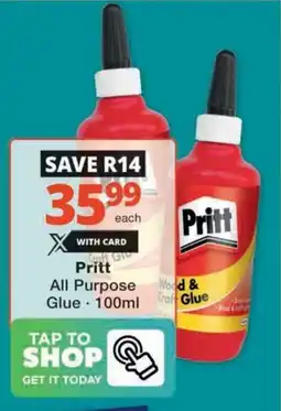 Checkers Hyper Pritt All Purpose Glue offer