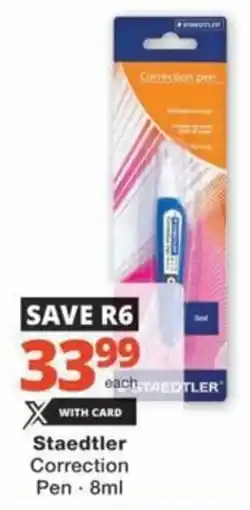 Checkers Hyper Staedtler Correction Pen offer