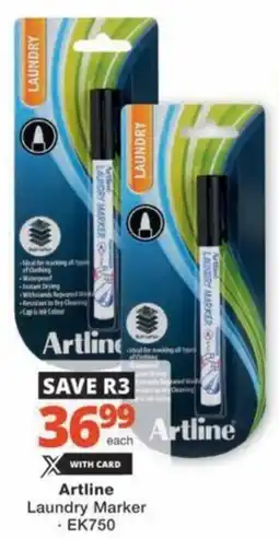 Checkers Hyper Artline Laundry Marker offer