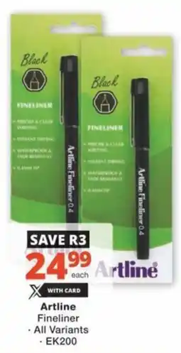 Checkers Hyper Artline Fineliner offer
