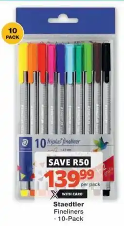 Checkers Hyper Staedtler Fineliners offer