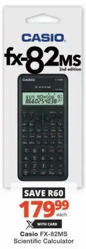 Checkers Hyper Casio fx-82MS Scientific Calculator offer