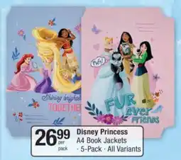 Checkers Hyper Disney Princess A4 Book Jackets offer
