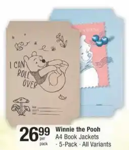 Checkers Hyper Winnie the Pooh A4 Book Jackets offer