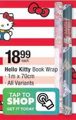 Checkers Hyper Hello Kitty Book Wrap offer