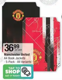 Checkers Hyper Manchester United A4 Book Jackets offer
