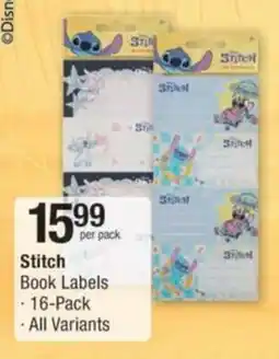 Checkers Hyper Stitch Book Labels offer
