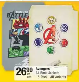 Checkers Hyper Avengers A4 Book Jackets offer
