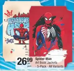 Checkers Hyper Spider-Man A4 Book Jackets offer
