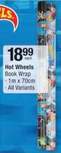Checkers Hyper Hot Wheels Book Wrap offer