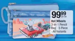 Checkers Hyper Hot Wheels 3-in-1 Pencil Bag offer