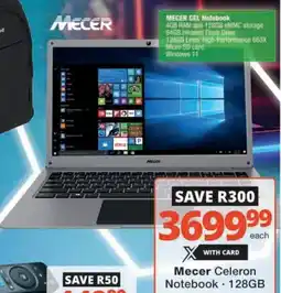 Checkers Hyper Mecer Celeron Notebook offer
