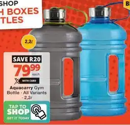 Checkers Hyper Aquacarry Gym Bottle offer