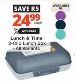 Checkers Hyper Lunch & Time 2-Clip Lunch Box offer