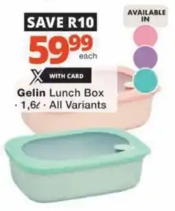 Checkers Hyper Gelin Lunch Box offer
