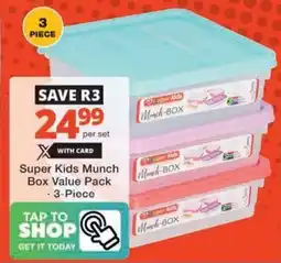 Checkers Hyper Super Kids Munch Box Value Pack offer