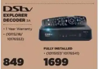 HiFi Corp DSTV Explorer Decorer 3A offer