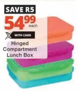 Checkers Hyper Hinged Compartment Lunch Box offer
