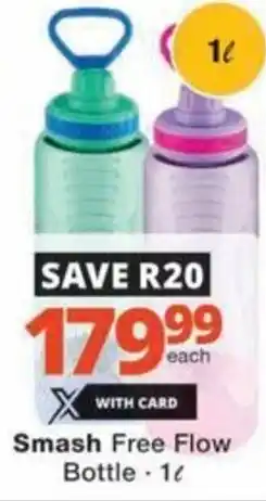 Checkers Hyper Smash Free Flow Bottle offer