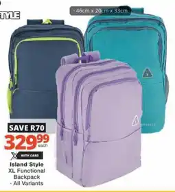 Checkers Hyper Island Style XL Functional offer