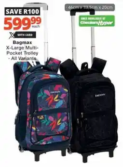 Checkers Hyper Bagmax X-Large Multi-Pocket Trolley offer