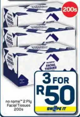 Pick n Pay Hypermarket no name 2 Ply Facial Tissues offer