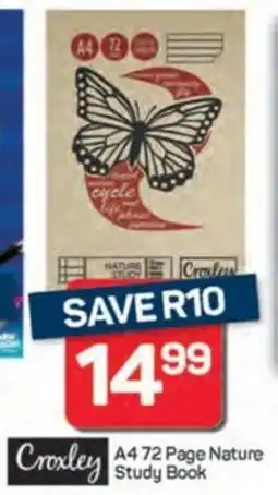 Pick n Pay Hypermarket Croxley A4 72 Page Nature Study Book offer