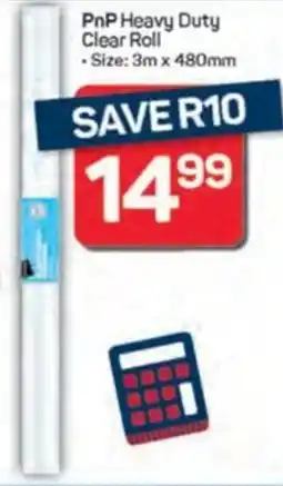 Pick n Pay Hypermarket PnP Heavy Duty Clear Roll offer