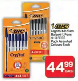 Pick n Pay Hypermarket BIC Crystal Medium Ballpoint Pens offer