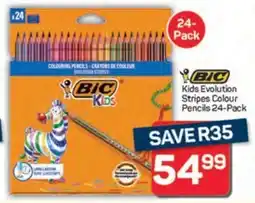 Pick n Pay Hypermarket BIC Kids Evolution Stripes Colour Pencils offer
