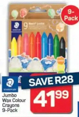 Pick n Pay Hypermarket Staedtler Jumbo Wax Colour Crayons offer
