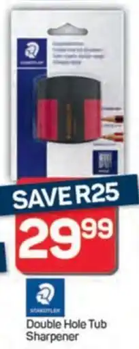 Pick n Pay Hypermarket Staedtler Double Hole Tub Sharpener offer