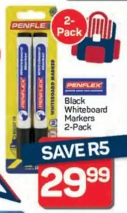 Pick n Pay Hypermarket Penflex Black Whiteboard Markers offer