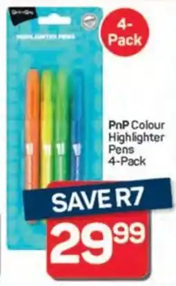 Pick n Pay Hypermarket PnP Colour Highlighter Pens offer