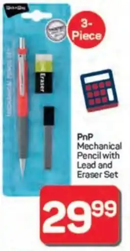 Pick n Pay Hypermarket PnP Mechanical Pencil with Lead and Eraser Set offer